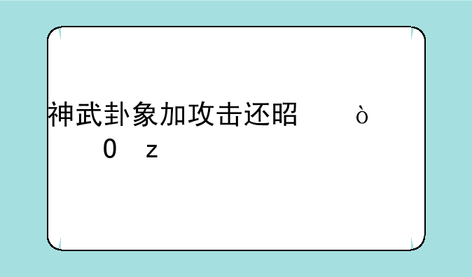 神武卦象加攻击还是伤害结果