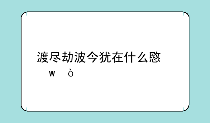 渡尽劫波今犹在什么意思？